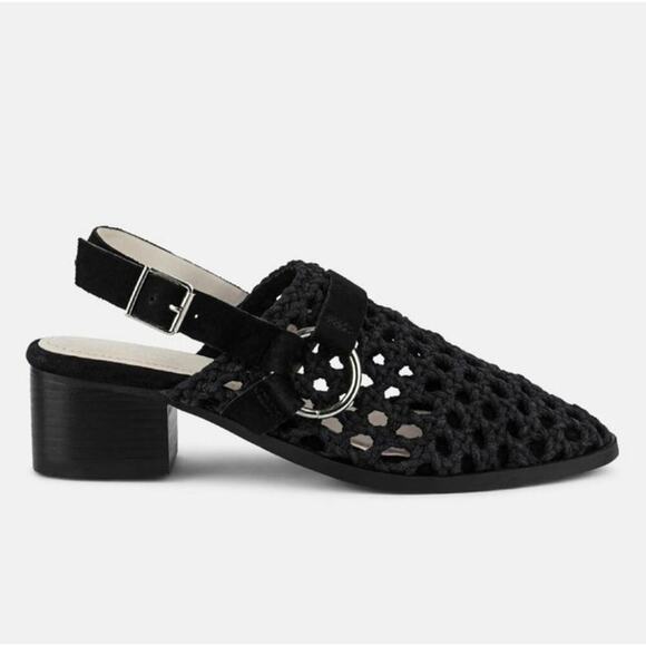 🎀2/$25🎀[H109] RAG & CO [ROSALIE] Black Block Heeled Sandal, Size 7 - Picture 8 of 16